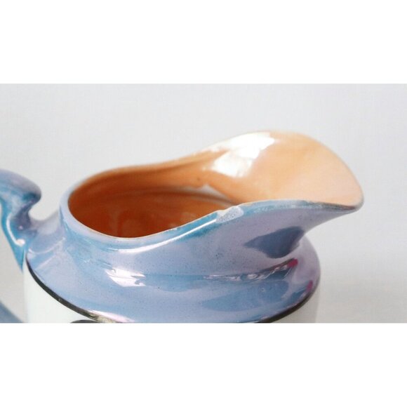 Vintage Luster Ware Teapot Creamer & Sugar With Lid Lusterware - Picture 2 of 8